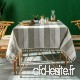 Jacquard Tassel Nappe  table rectangulaire  housse de table ronde  nappe de coton et lin  table à manger table basse coiffeuse taille : 140 × 200cm - B07PLFTZPM